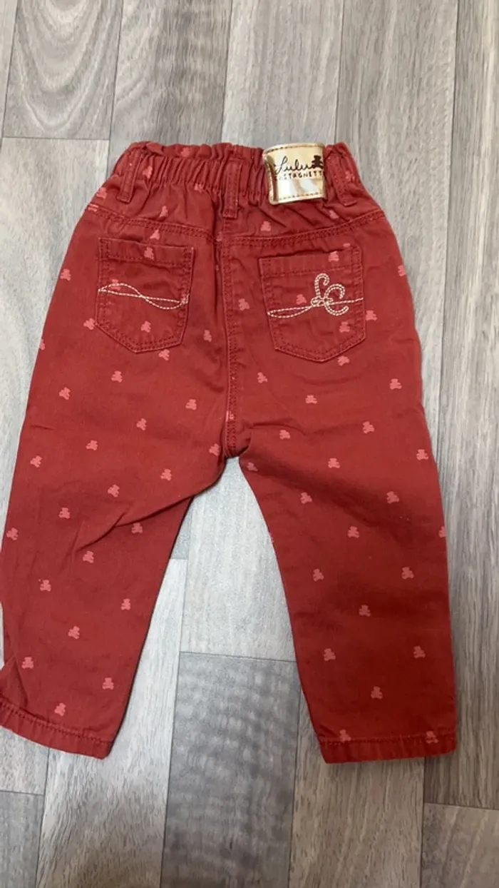 Pantalon lulu castagnettes 12 mois - photo numéro 3