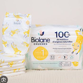 Couche biolane taille 1