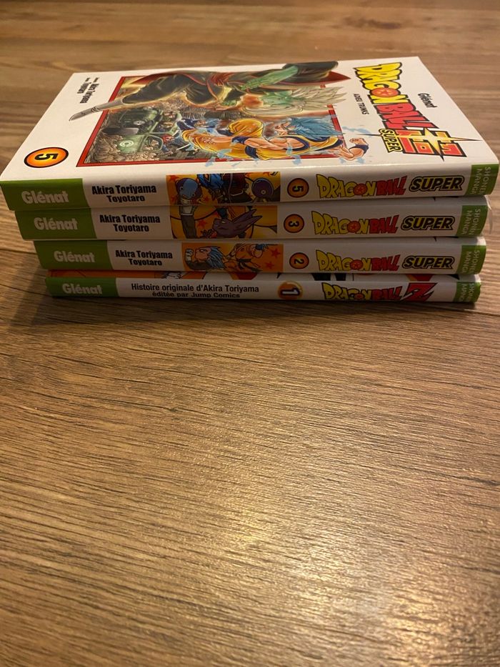 Lot 4 mangas Dragon ball super tomes 1/2/3/5
