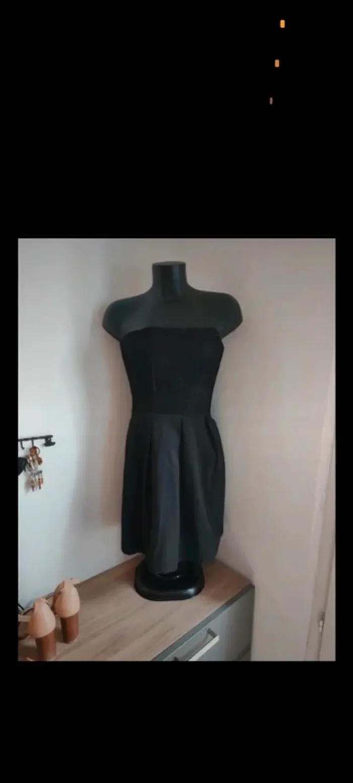Robe noir bustier taille 36