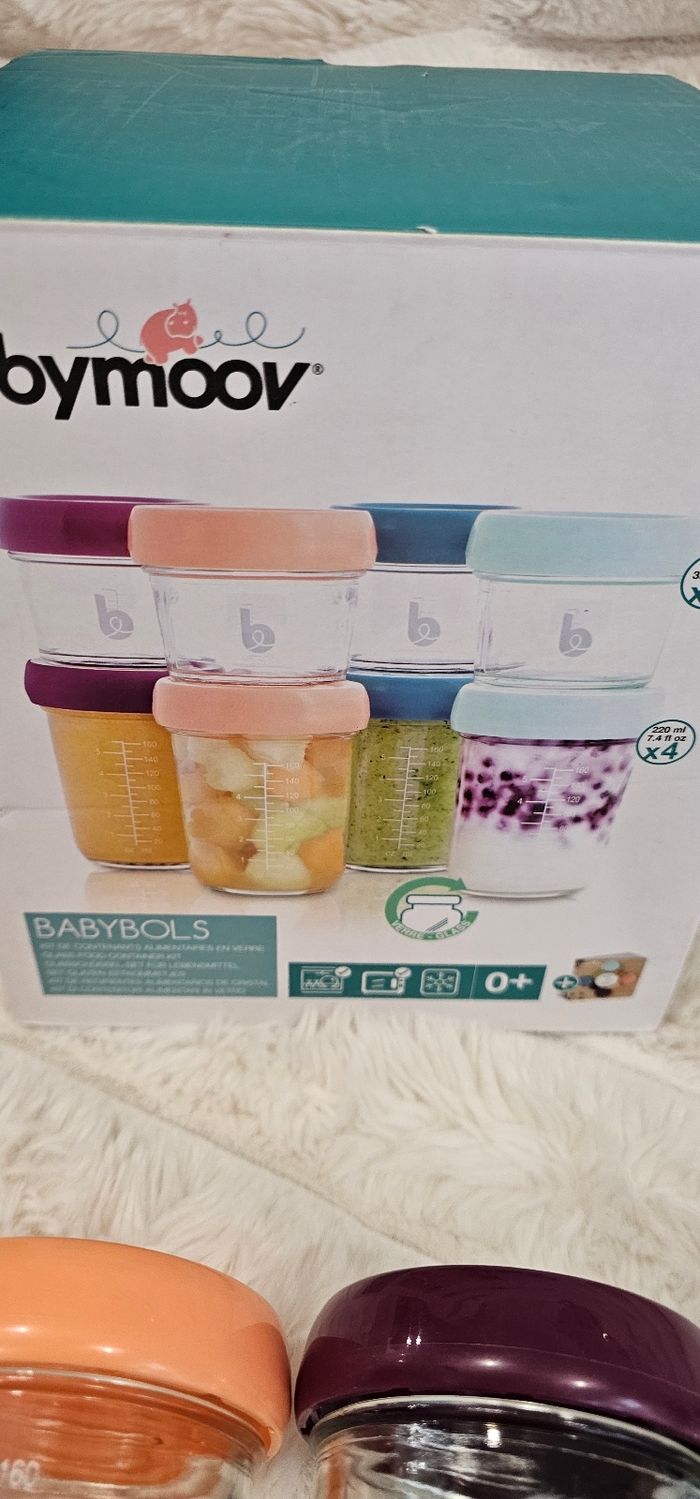 Lot de 8 pots en verre Babybols babymoov - photo numéro 6