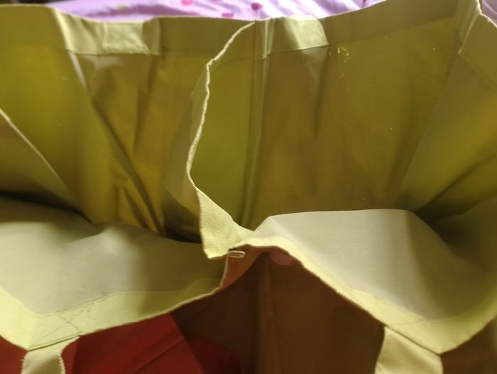 Panier à linge double compartiment pliable - photo numéro 6