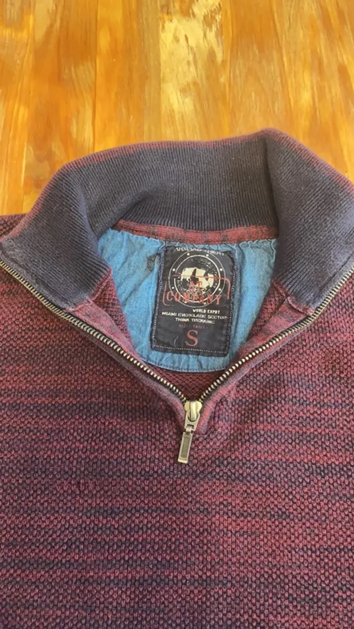Pull Armand Thiery bordeaux taille S - photo numéro 3