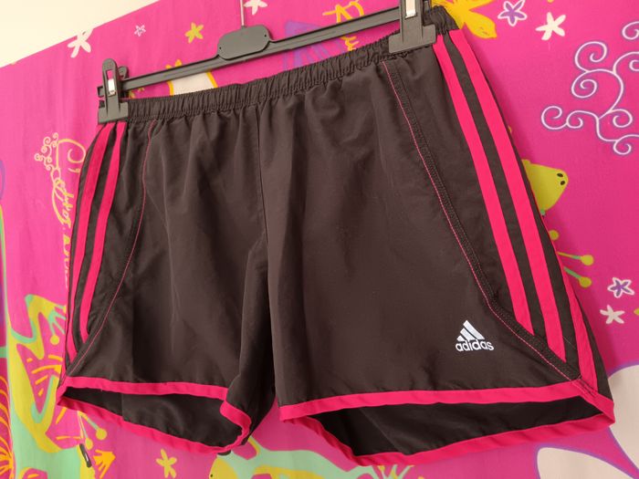 Short adidas rose et noir 36 - photo numéro 6
