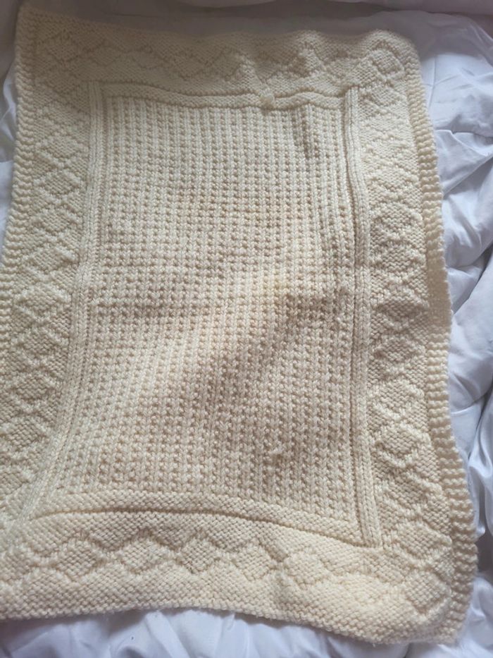 Couverture bébé faite main - photo numéro 2