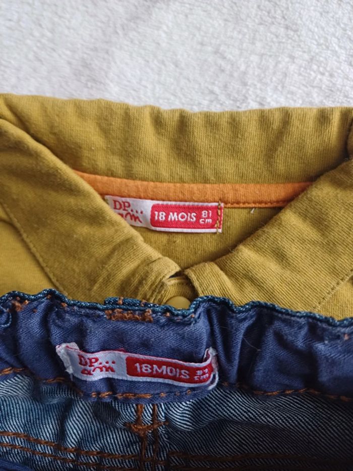 Ensemble jean et t-shirt 18 mois - photo numéro 4