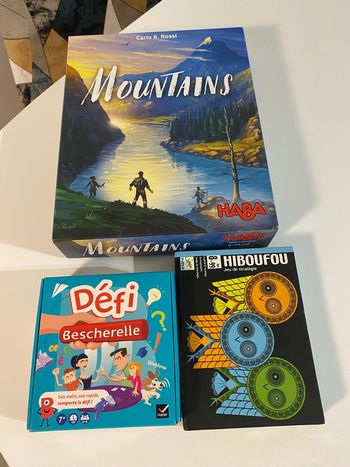 Lot de 3 Jeux de Sociétés 