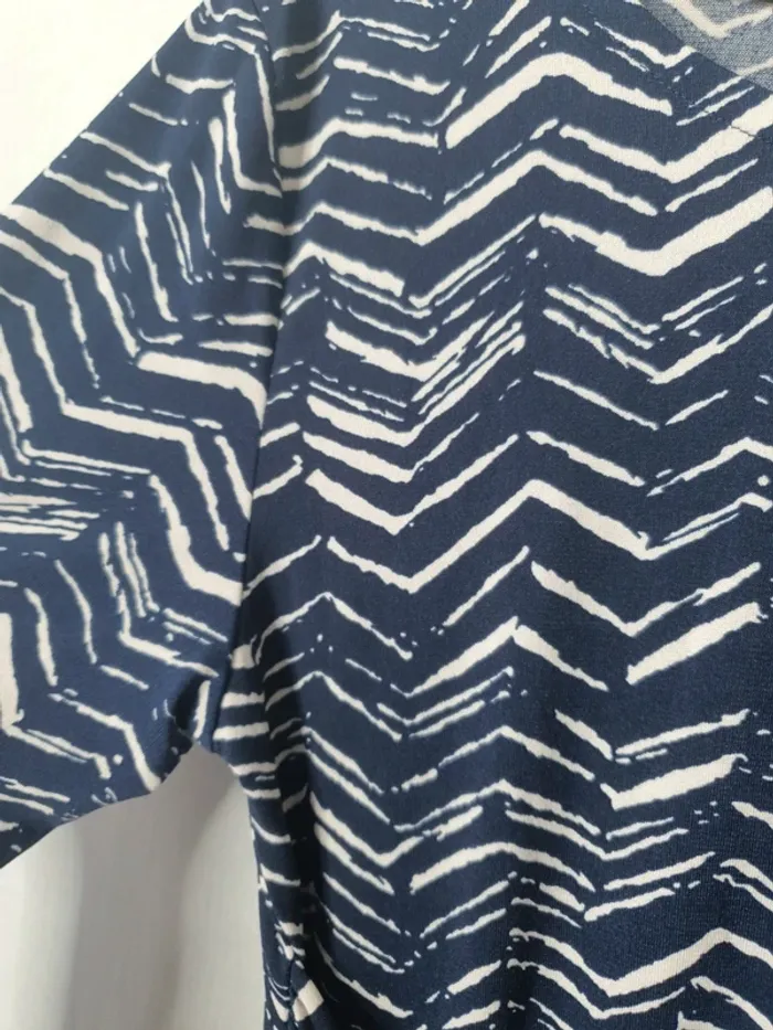 Robe bleu à motifs - photo numéro 4