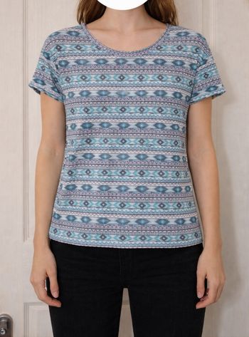 Tee-shirt à motifs coloré femme mim taille XS/34