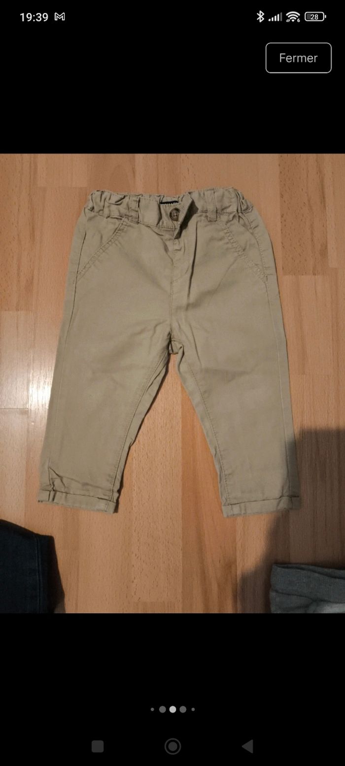 Lot pantalons 12 mois - photo numéro 2