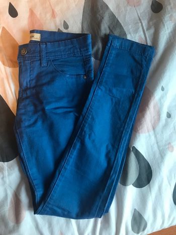Pantalon bleu skinny