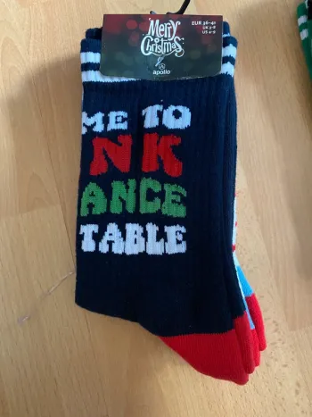 Lot de 2 paires de chaussettes de Noël Taille 36/41