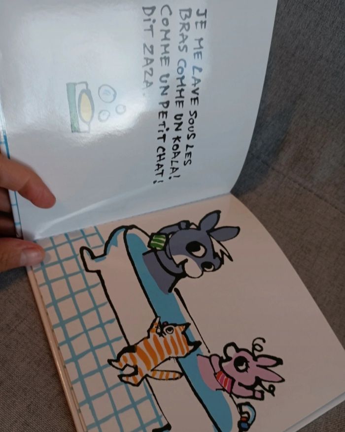 Livre Trotro et Zaza prennent leur bain - photo numéro 3