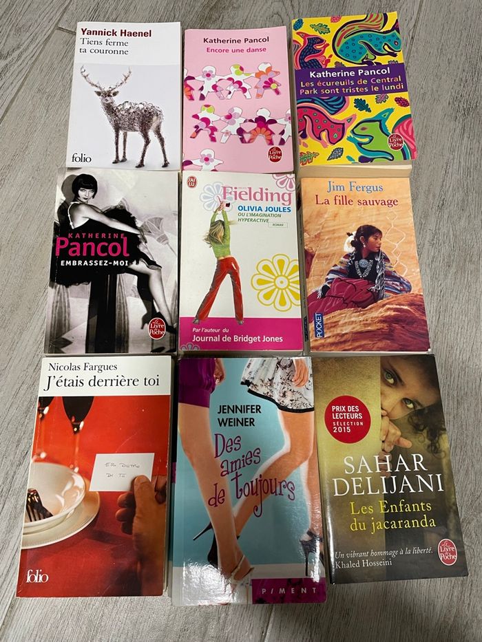 Lot 9 livres