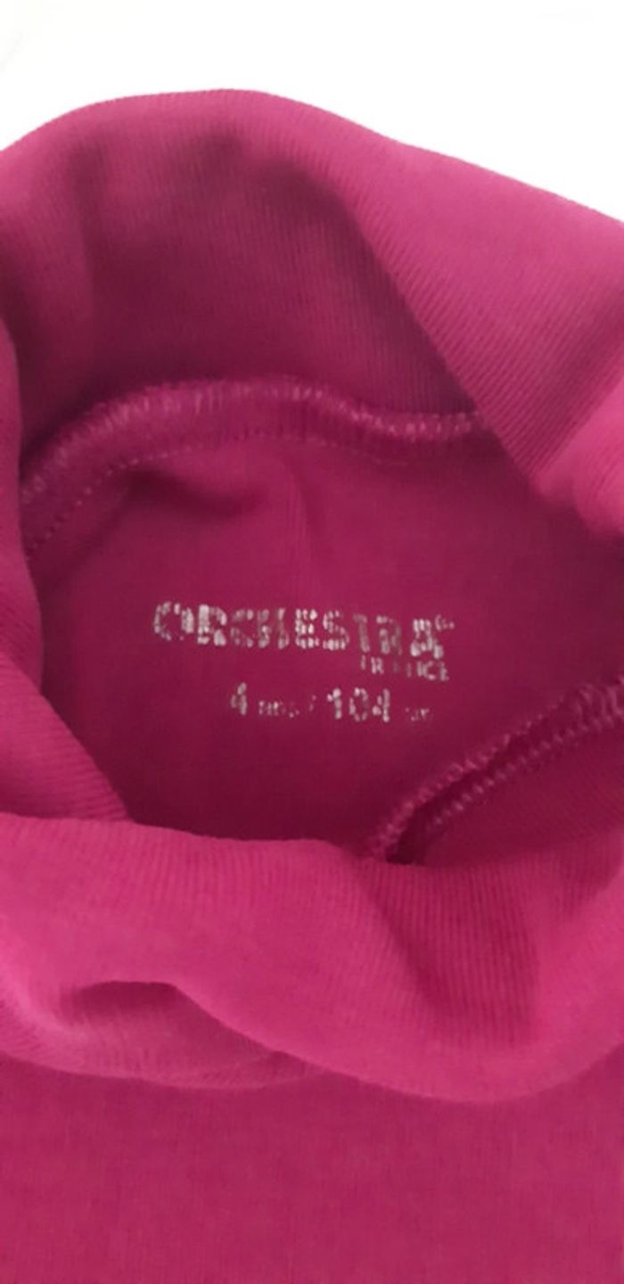 Lot de 3 t-shirts manches longues fille 4 ans - photo numéro 6