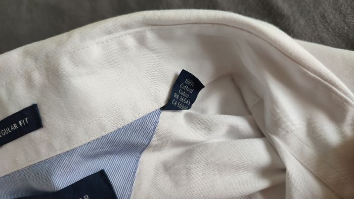 Vêtement Homme Chemise blanche Tommy Hilfiger taille M L 16 34-35 Regular fit #Retrostreet - photo numéro 4