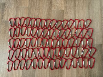 Lot de 75 mousqueton