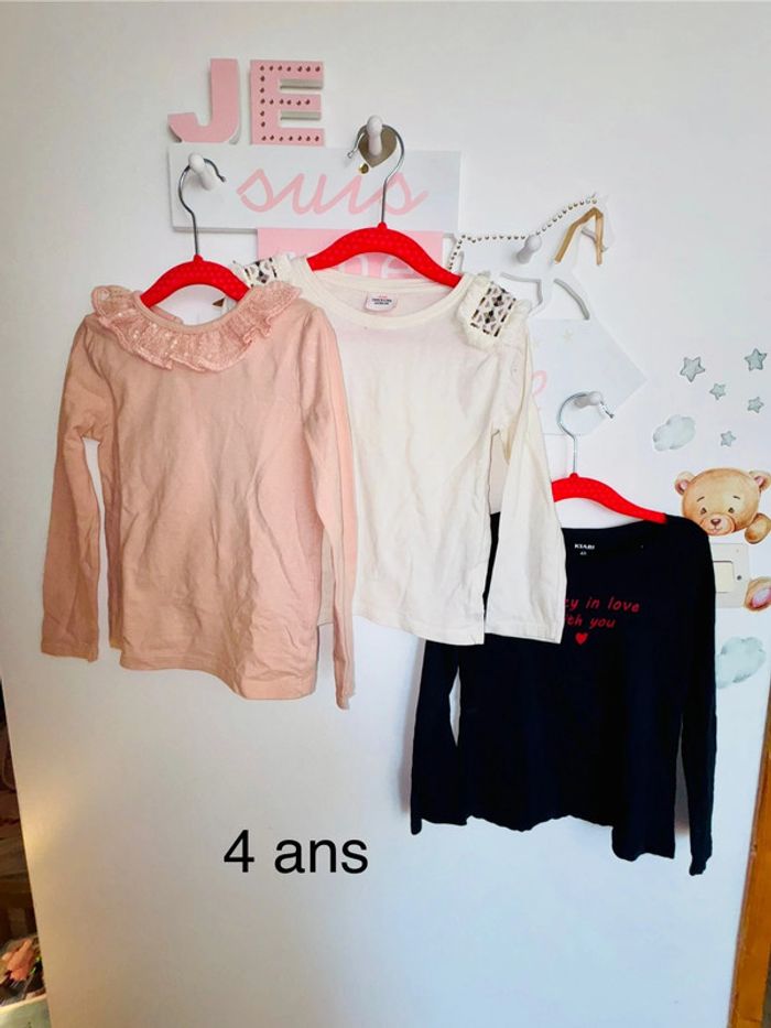 Lot t-shirt 4 ans