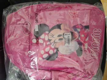 beau cartable sac a dos minnie rose 40cm