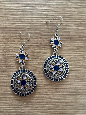 Boucles d’oreilles originales fleurs