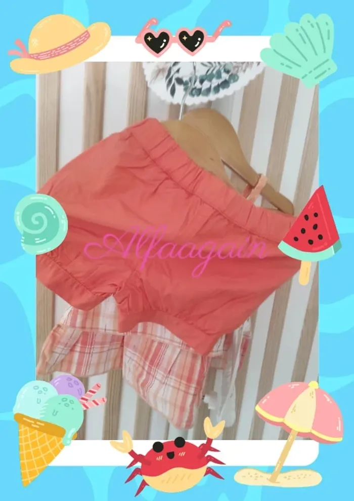 Ensemble neuf été 12mois orange - photo numéro 6