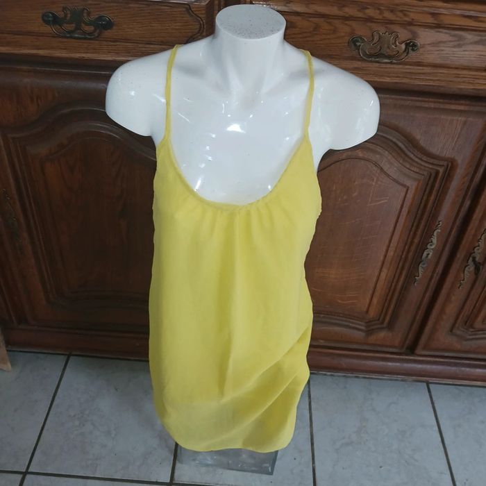 Top long jaune taille unique - photo numéro 2