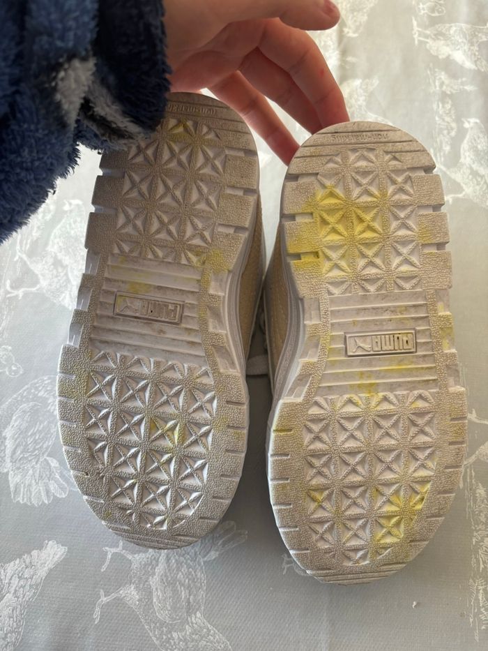 Paire baskets fillette puma aux perles - photo numéro 4