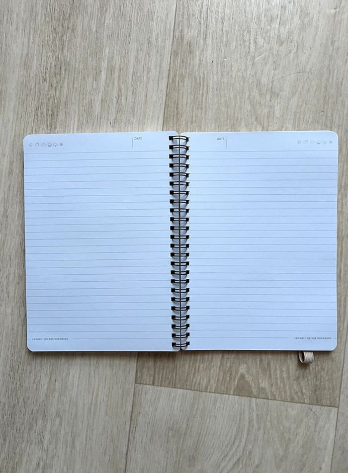 Cahier de voyages à spirales A5, 160 pages neuf - photo numéro 2