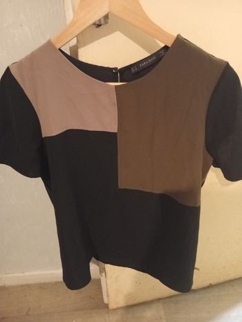 Blouse manches courtes t38 Zara 