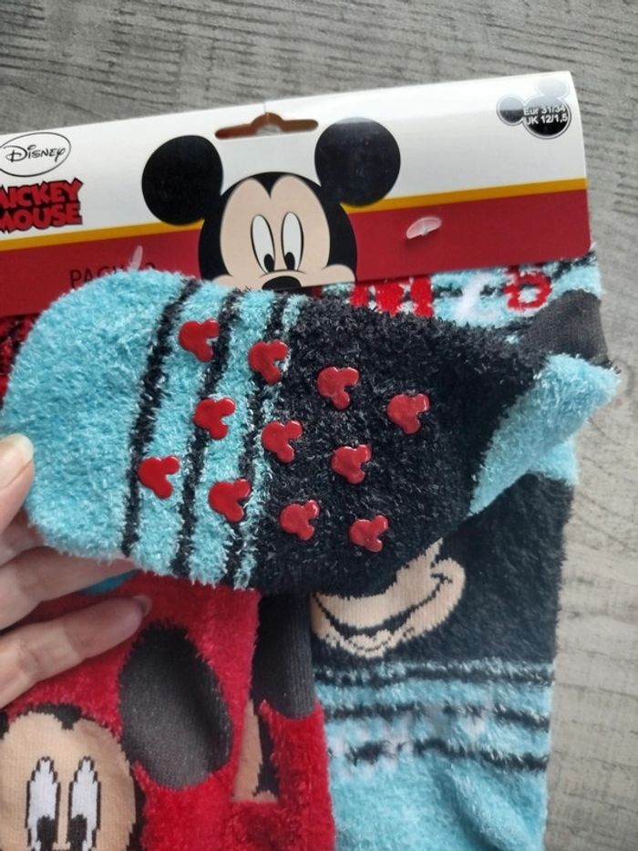 Chaussettes antidérapantes Mickey - photo numéro 2