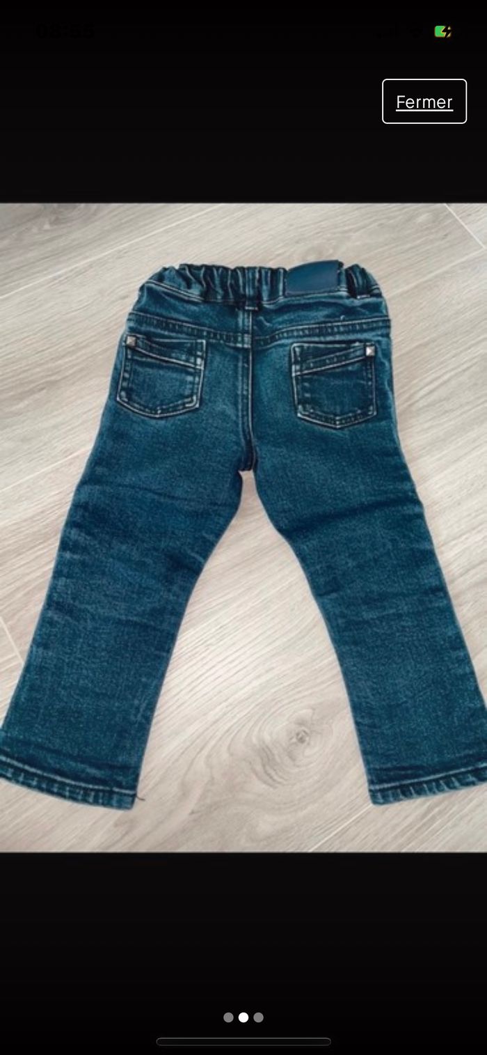 Magnifique Jeans Slim façon motard 2 ans 👖 - photo numéro 2