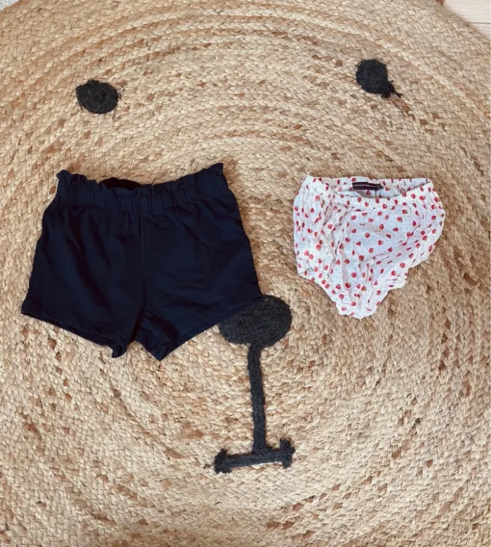 Short et culotte bébé 6/9M
