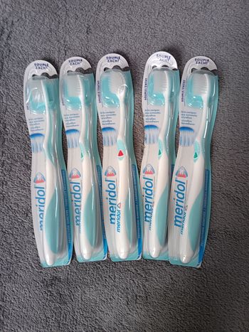 Lot de 5 brosses à dents Meridol