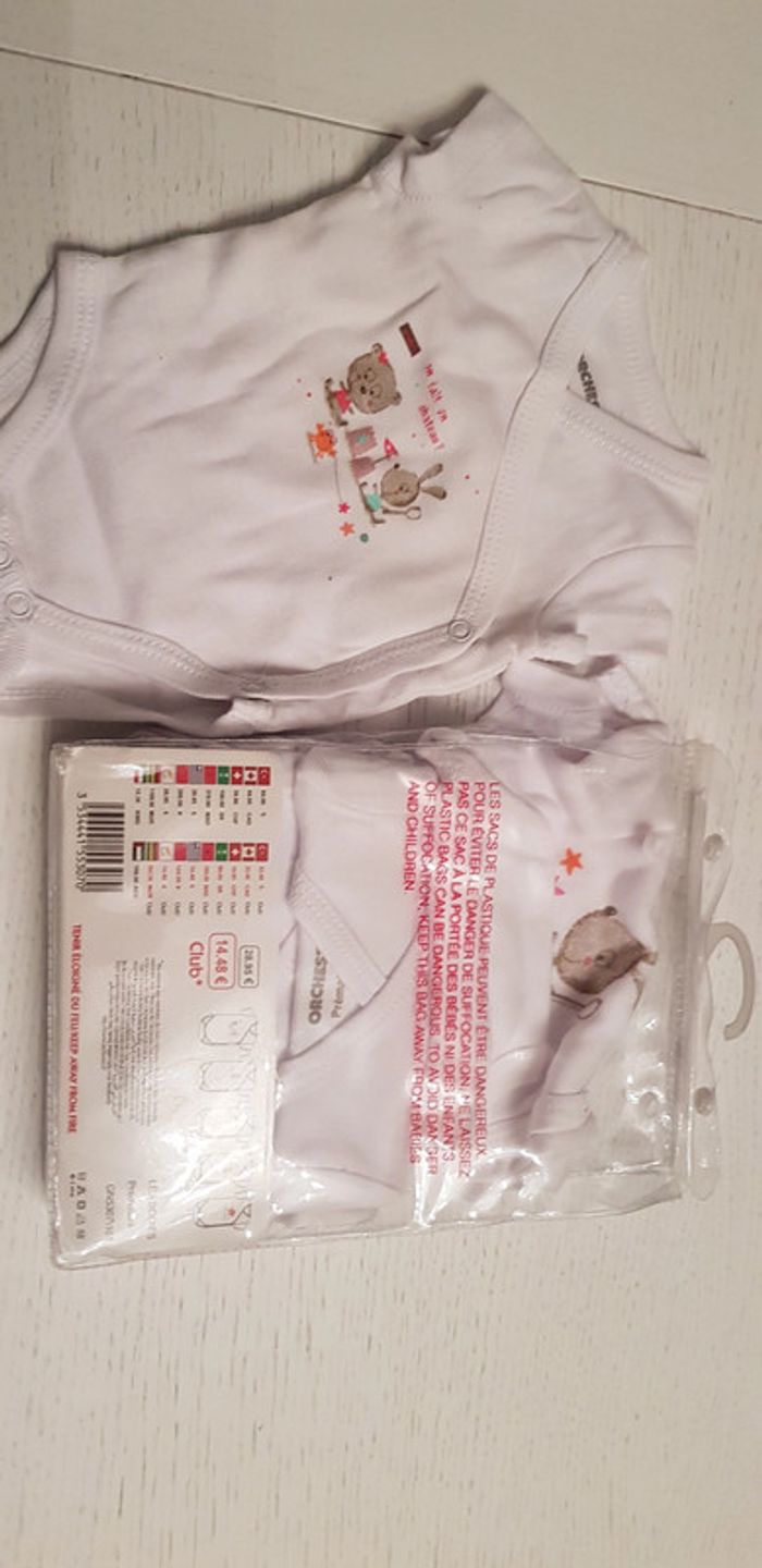 5 bodies manche courte 45 cm