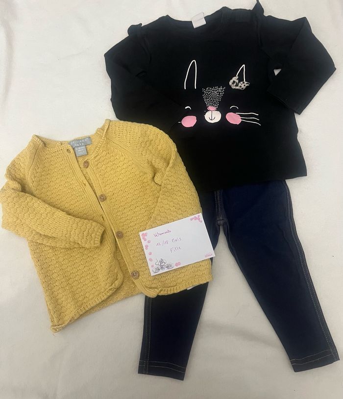 Ensemble fille 12 mois