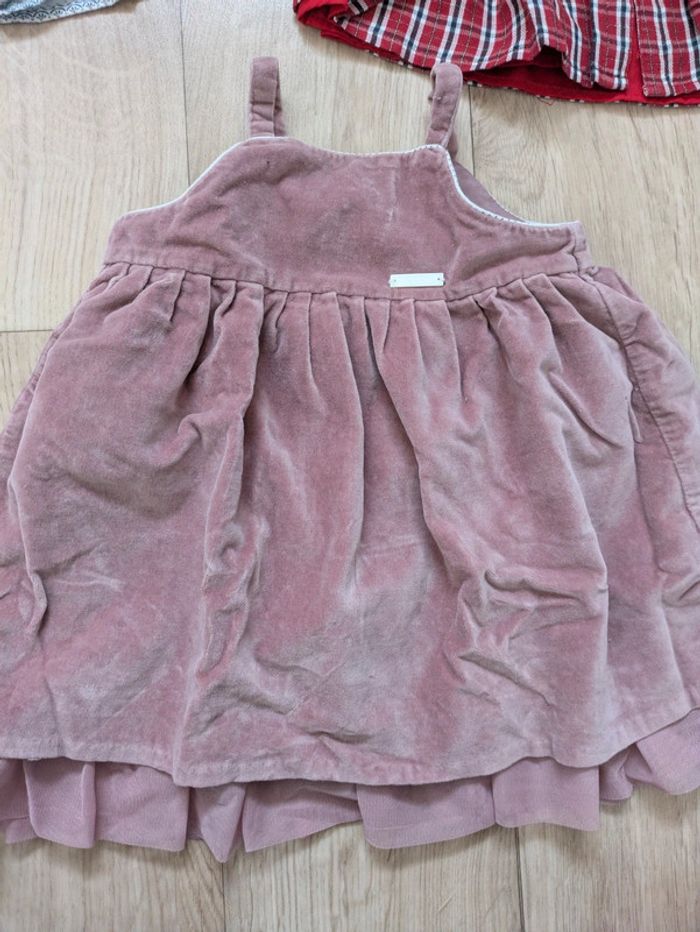 Lot 2 Robes Hivers 9 Mois 71cm