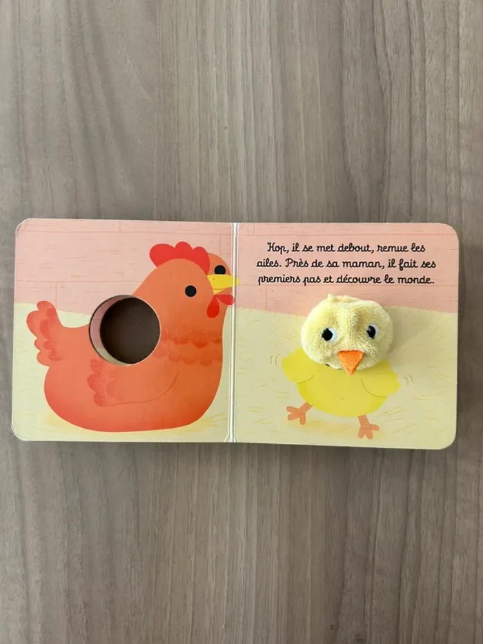 Livre marionnette Martin petit poussin - photo numéro 5