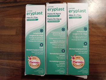 3 tubes eryplast lustine 75g neuf