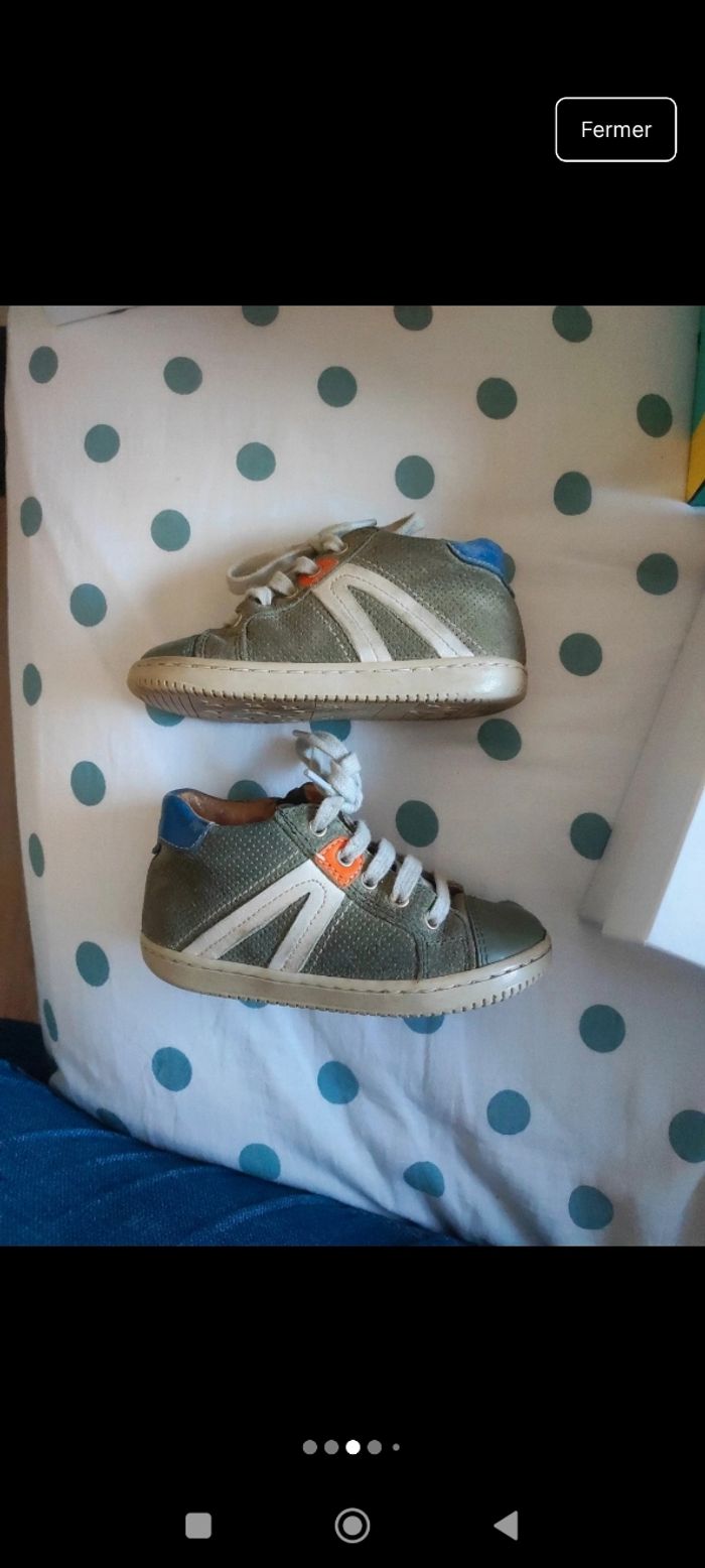Chaussures Babybotte garçon Vert - photo numéro 3