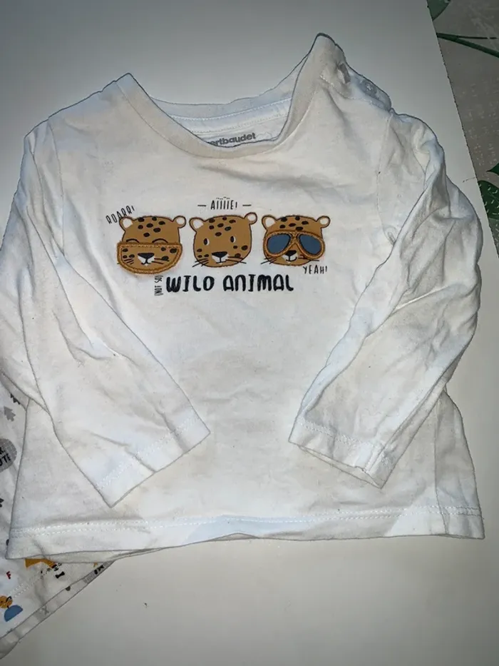 Lot de t-shirt 6 mois - photo numéro 3