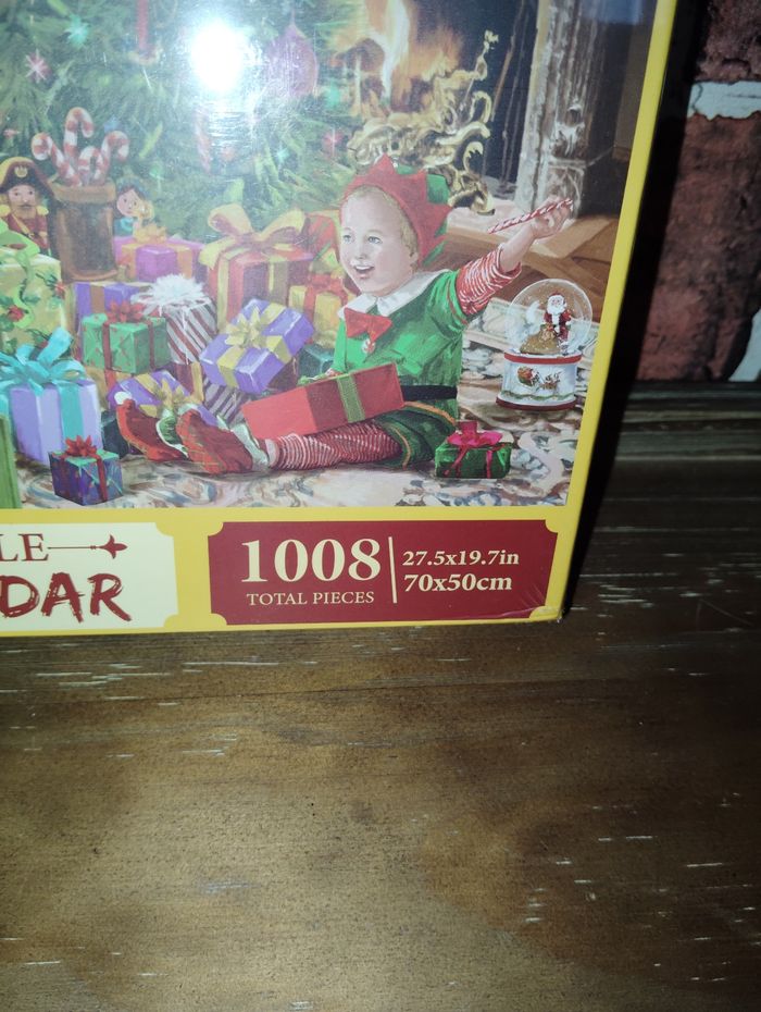 Calendrier de l'avent puzzle de Noël - photo numéro 2