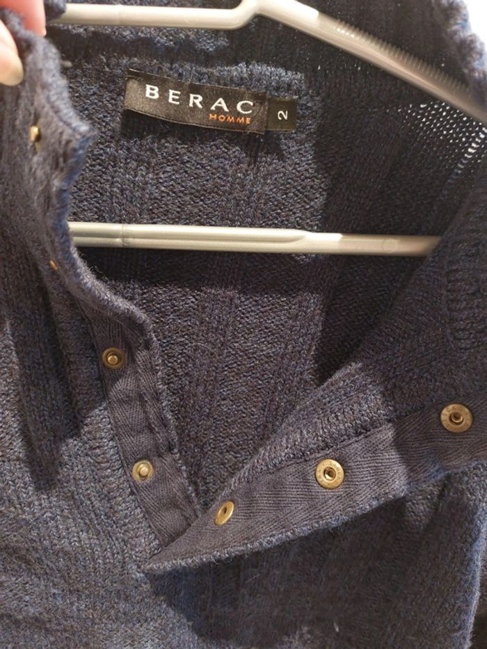 Pull bleu berac taille M - photo numéro 3