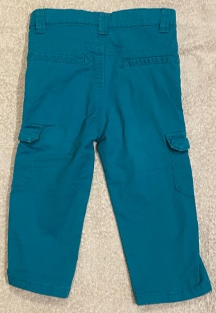 Pantalon cargo bleu 81cm 18m - photo numéro 6