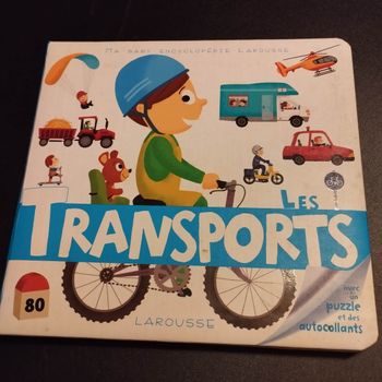 Livre ma baby encyclopédie Larousse Les transports avec puzzle