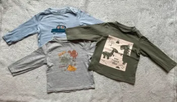 Lot tee shirts manches longues, 12 mois
