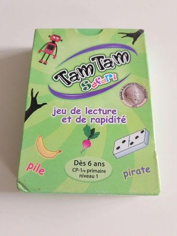 Tamtam safari jeu de lecture et de rapidité complet niveau CP