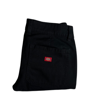 Pantalon cargo noir Dickies Straight pour femme, taille W 29 (40 taille française)