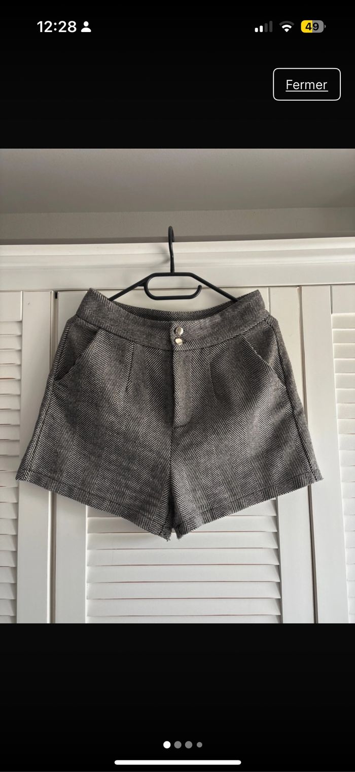 Short rayé