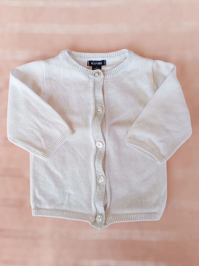 🔸Gilet Blanc - Kiabi 1 Mois🔸