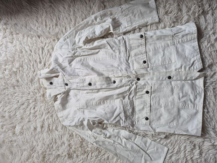 Veste Trench IKKS blanche - Taille XS - Neuve - photo numéro 4